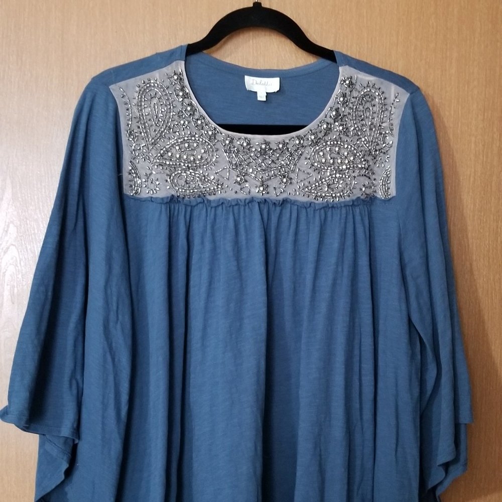 Anthropologie Deletta Summer Blouse